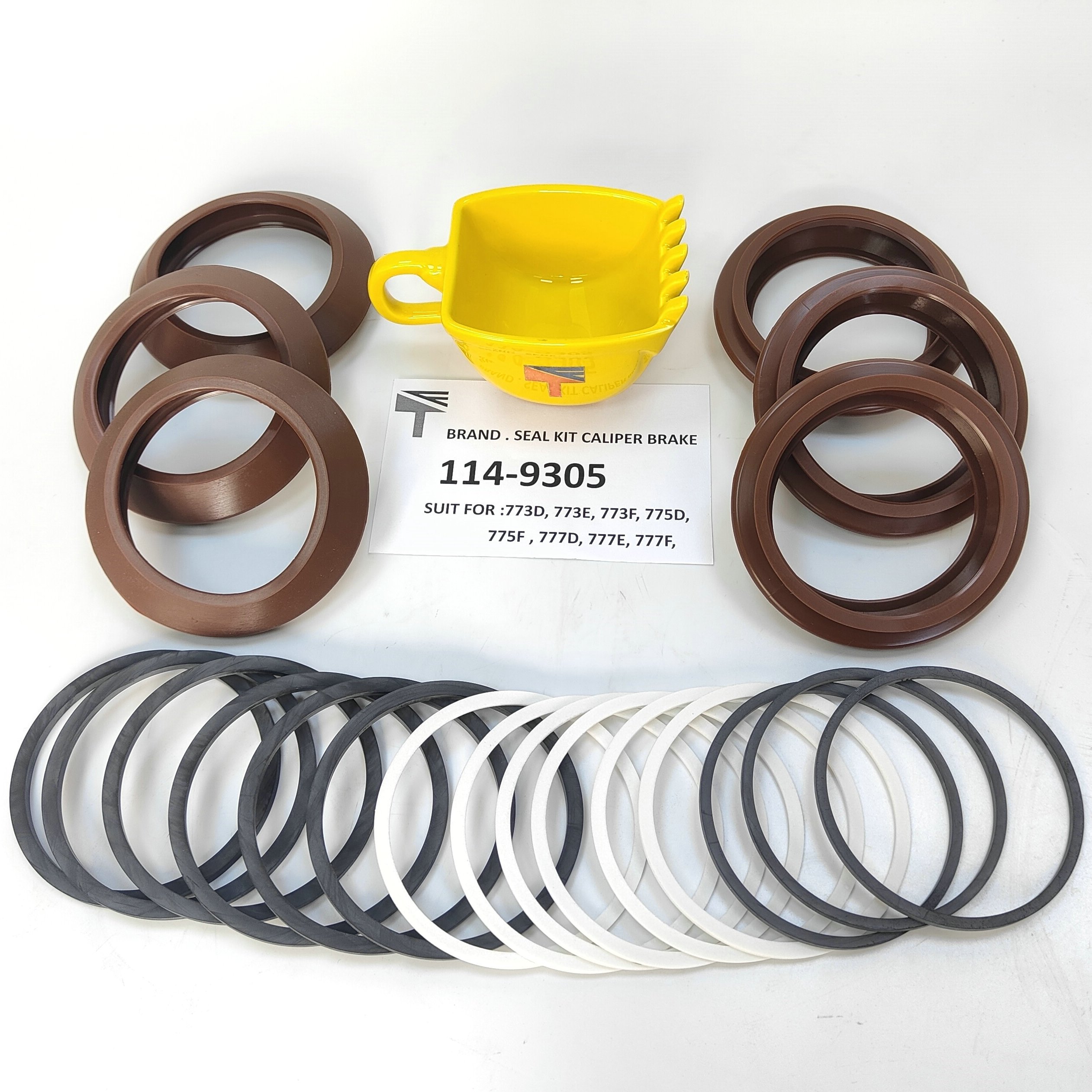 Machinery Parts SEAL KIT CALIPER BRAKE 114-9305 for Dump Truck 773D 773E 773F 775D 775F 777D 777E 777F 3516E C32 C32 C32 3116