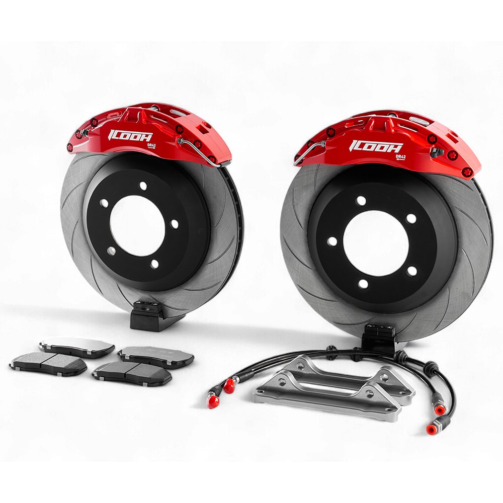 ICOOH Factory Price Modified Racing 4 Piston DR4 Big Brake Kits 330/345/355/362mm Rotor Size Brake Sets for Lx600/lx570