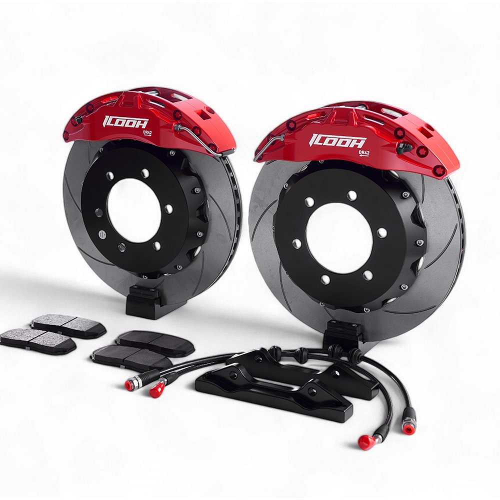 ICOOH Factory Price Modified Racing 4 Piston DR4 Big Brake Kits 330/345/355/362mm Rotor Size Brake Sets for Lx600/lx570