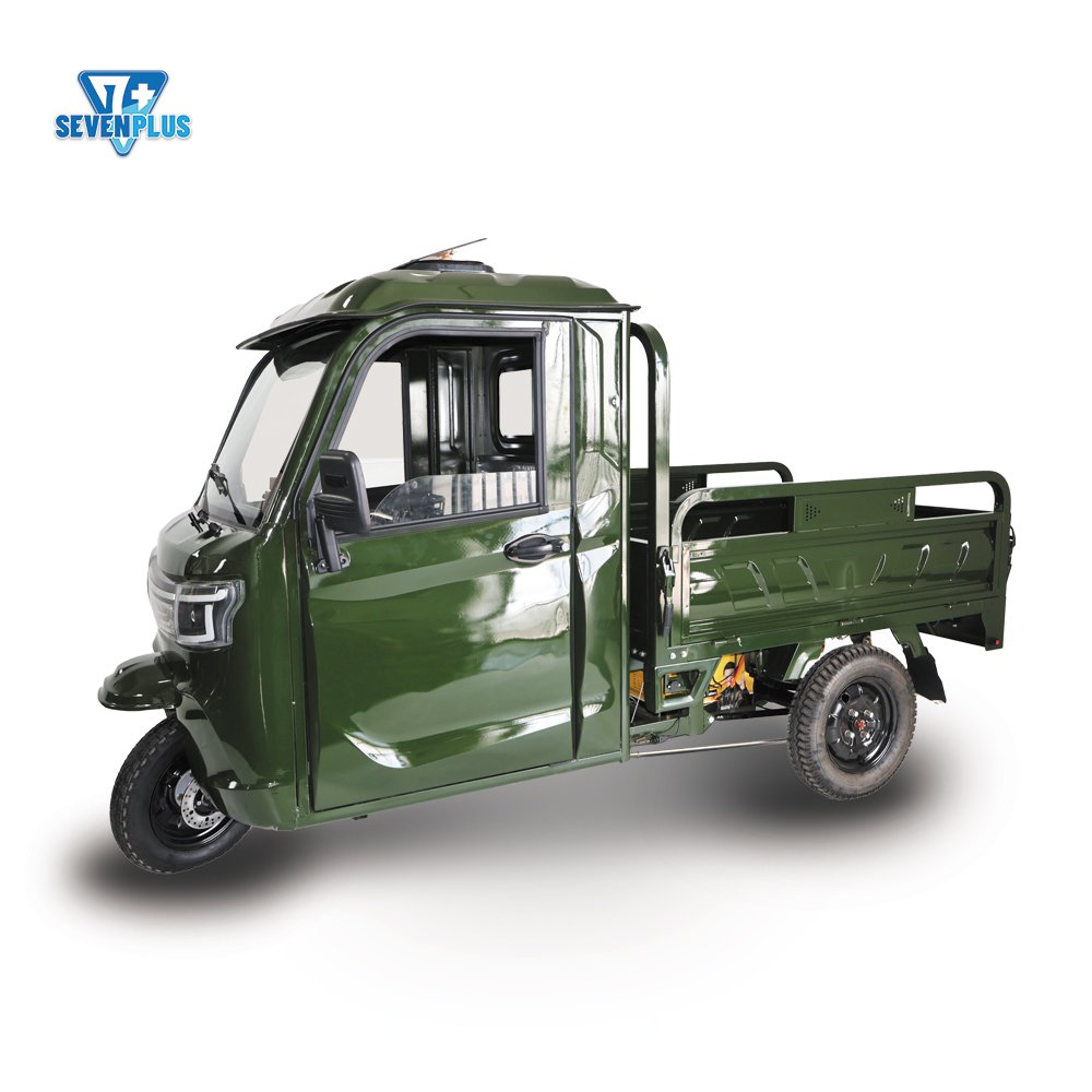 EEC COC 3000W Powerful Cargo Trike 72v Long Mileage 45Ah Semi-enclosed Electric Tricycle for Sale