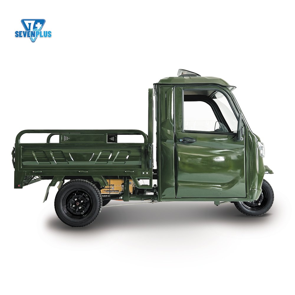 EEC COC 3000W Powerful Cargo Trike 72v Long Mileage 45Ah Semi-enclosed Electric Tricycle for Sale
