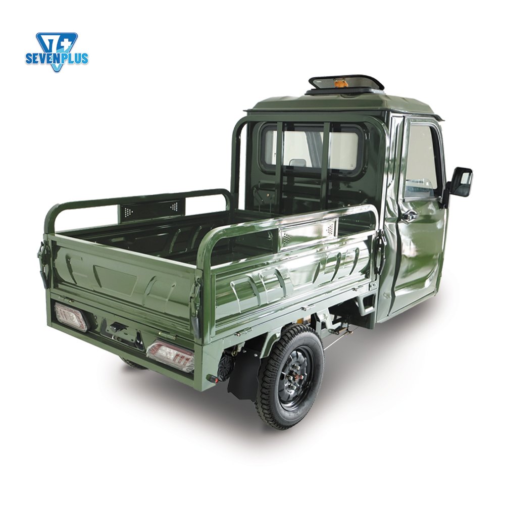 EEC COC 3000W Powerful Cargo Trike 72v Long Mileage 45Ah Semi-enclosed Electric Tricycle for Sale