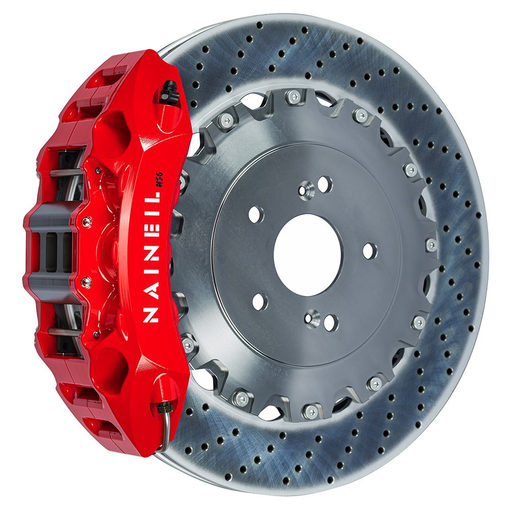 Naineil High Performance 6 Pot Brake Caliper 6 Piston Brake Kit Ns6 for Infiniti G35 G37 Q50 Big Brake Kit
