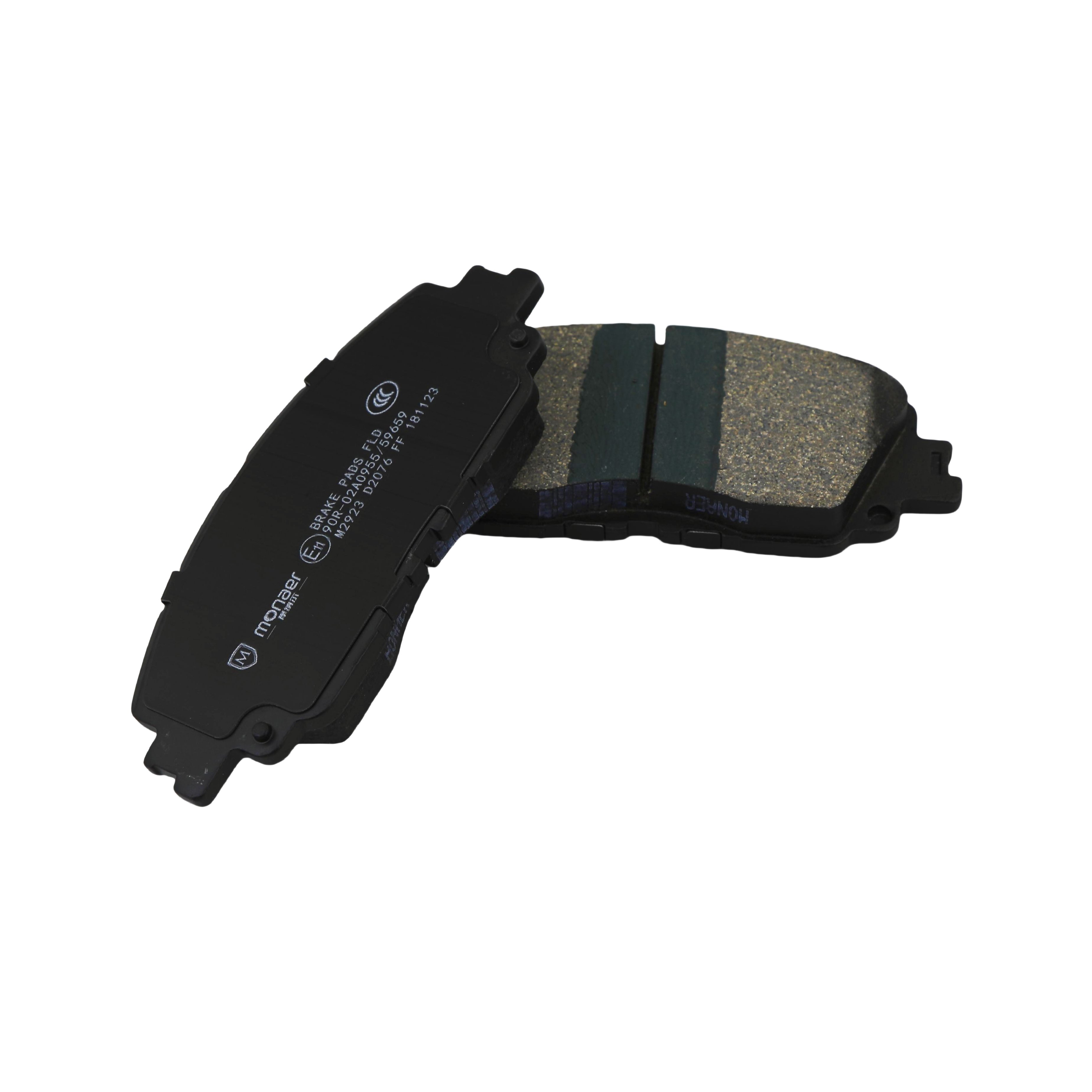 Ceramic/Low-Metallic High Quality Front Brake Discs Pads D2076 for Toyota/Japanese/Korean Cars