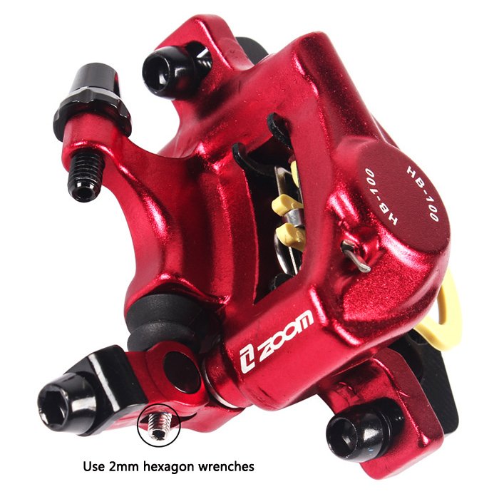 ZOOM Xtech HB-100 Cable Actuated Hydraulic Disc Brake Mineral Oil Hydraulic Disc Brake Calipers