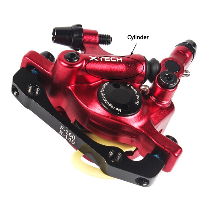 ZOOM Xtech HB-100 Cable Actuated Hydraulic Disc Brake Mineral Oil Hydraulic Disc Brake Calipers