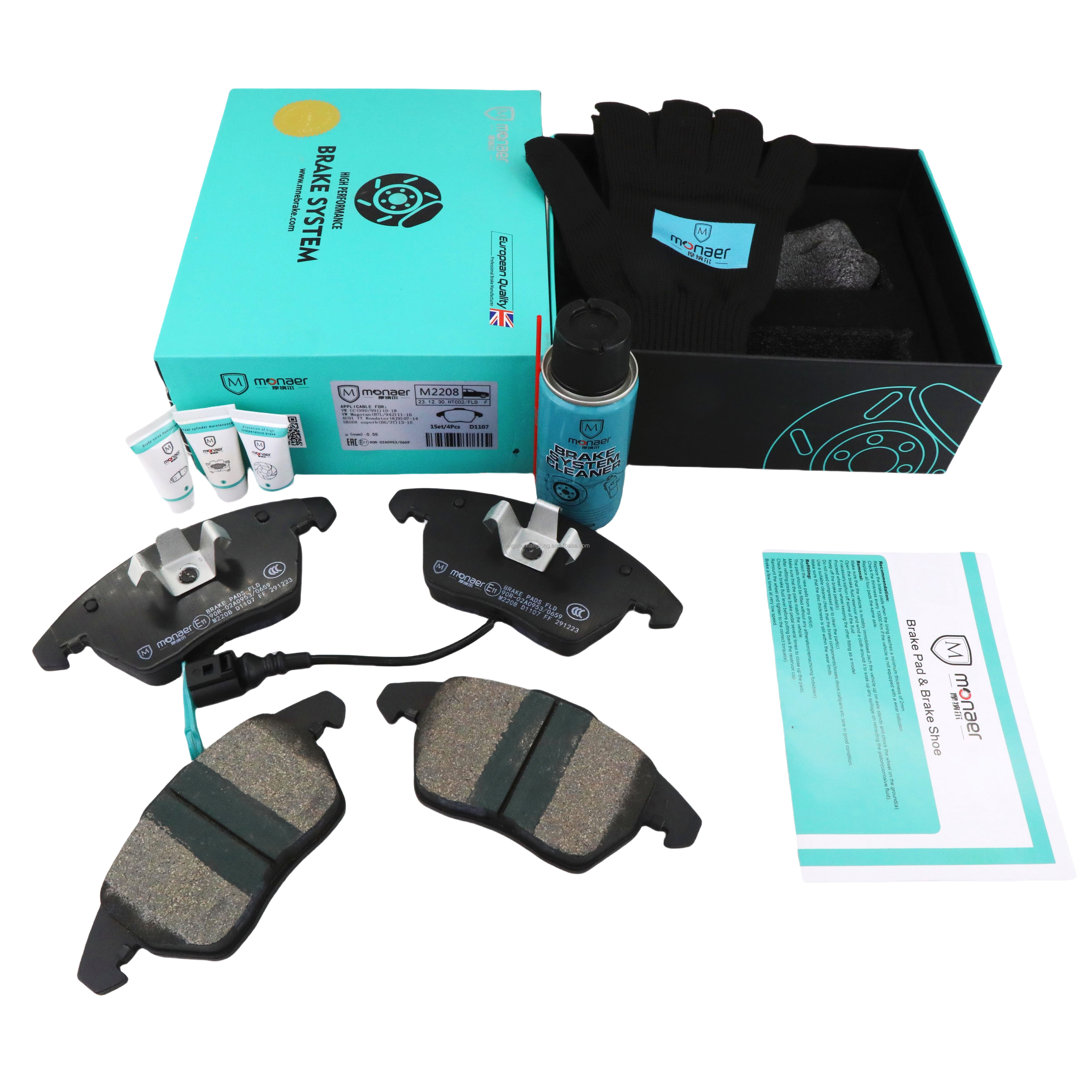 D1107/ D1319 Auto Parts Front Ceramic Brake Pad for Peugeot/ Vag