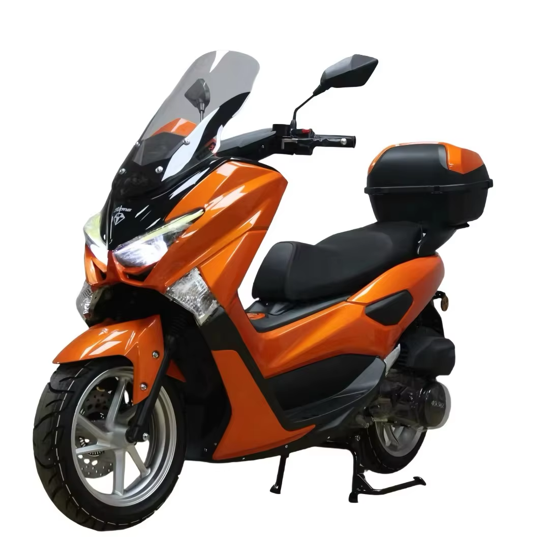 HX Factory 150cc 85KM/H Hot Selling Gasoline Off-Road Scooter Disc Drum Brake Scooter Single Cylinder Engine Scooter for Adults