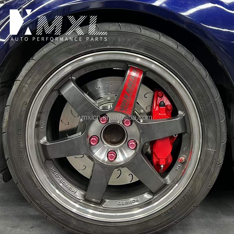 High Performance Modified Brake System MXL9200 Big 4 Pot Brake Calipers With 330*28MM Brake Disc Kits for Civic Fit Jazz Models