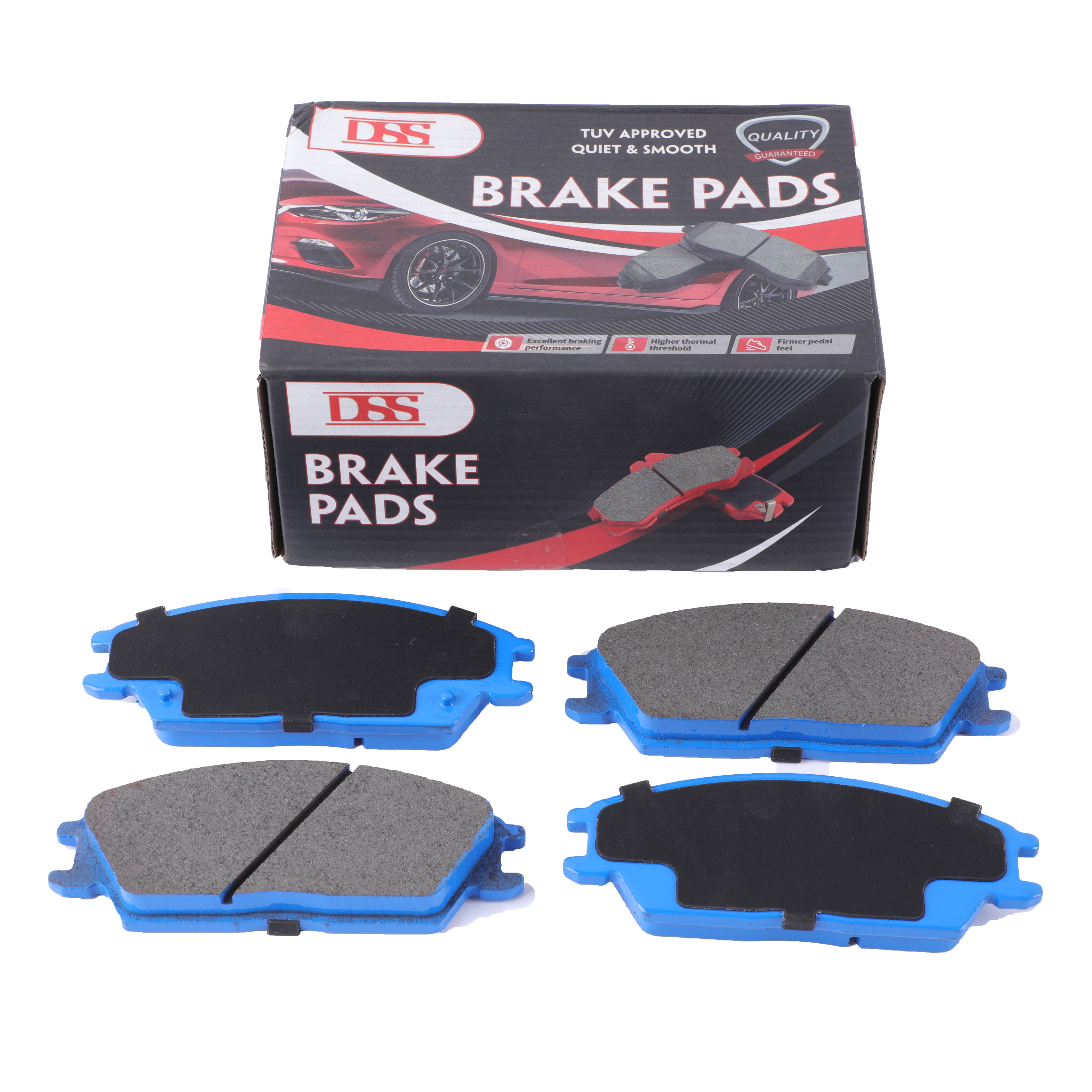 DSS Brake Pad Brands Manufacturer Brake System Factory Supplier Disc Ceramic Front Brake Pads Price