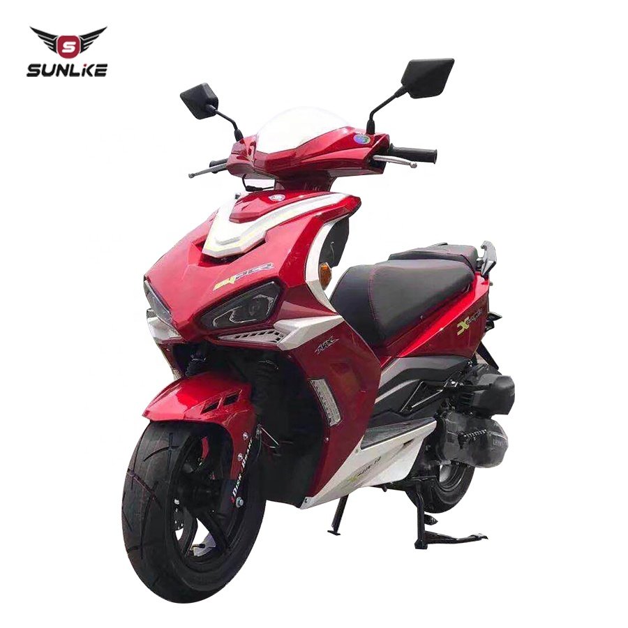 Hot Sale Cheap CVT High Speed Single Cylinder 4 Strokes Gas Scooters 150cc with Pedals Mopeds Motorcycles