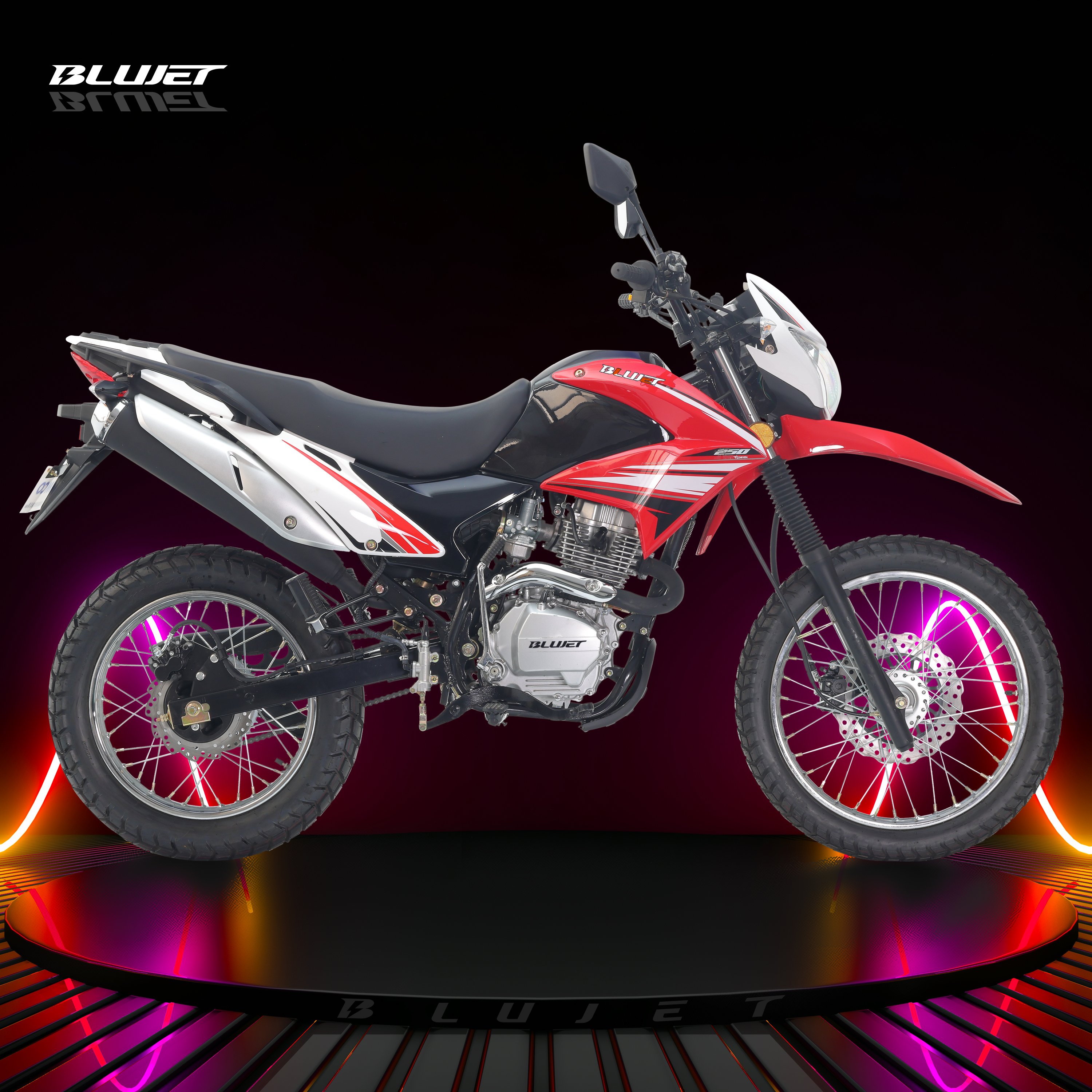 Broz 200 New 200cc Street Motorcycle Push Rod CG200 Engine Digital Meter Disc Brake 300cc Enduro Motorcycle
