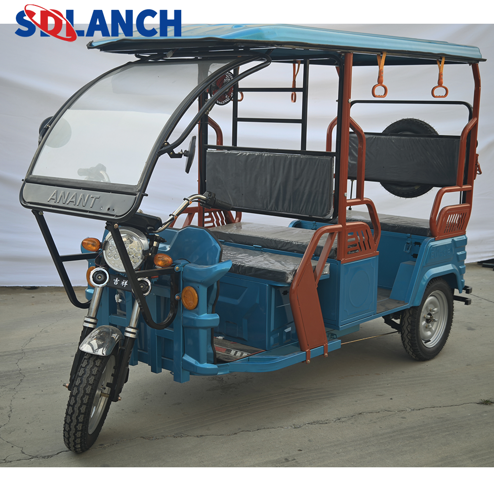 800w 1000w Electric Tricycles 3 Wheel Electric Cargo Bike Household Small Scooter Three-seat Adjustable Electric Tricycles