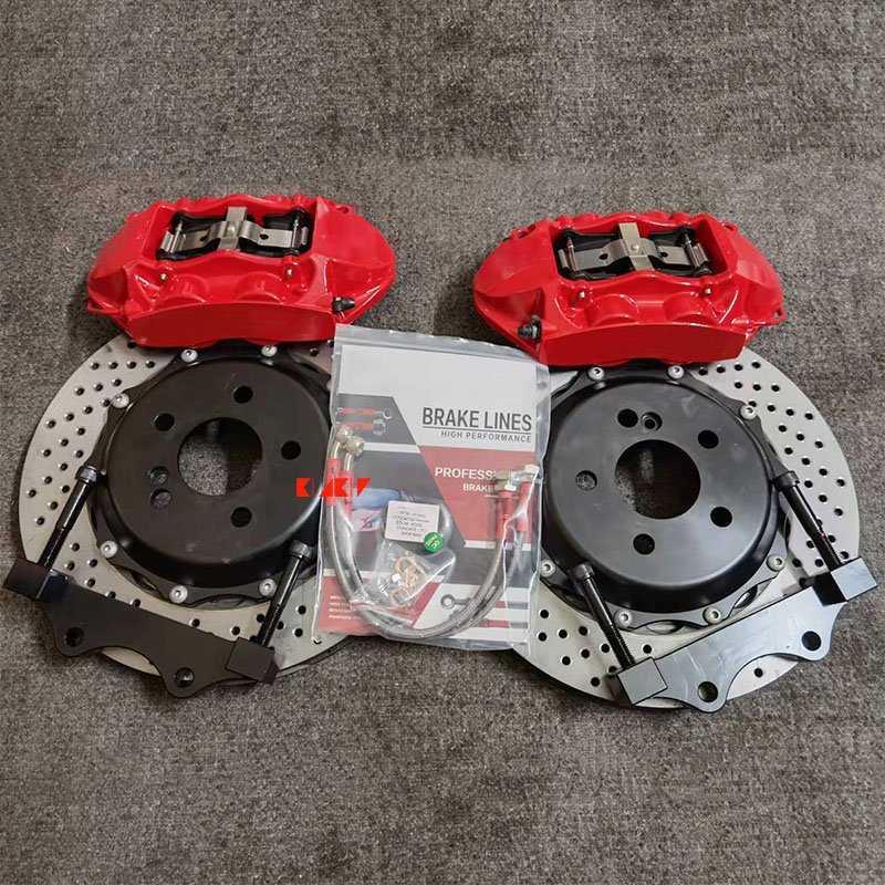 KLAKLE Car Part Supplier Rear Bake Drum Ceramic Pad Brake GT4 Brake Caliper Kits for Tesla Model Y Accessories