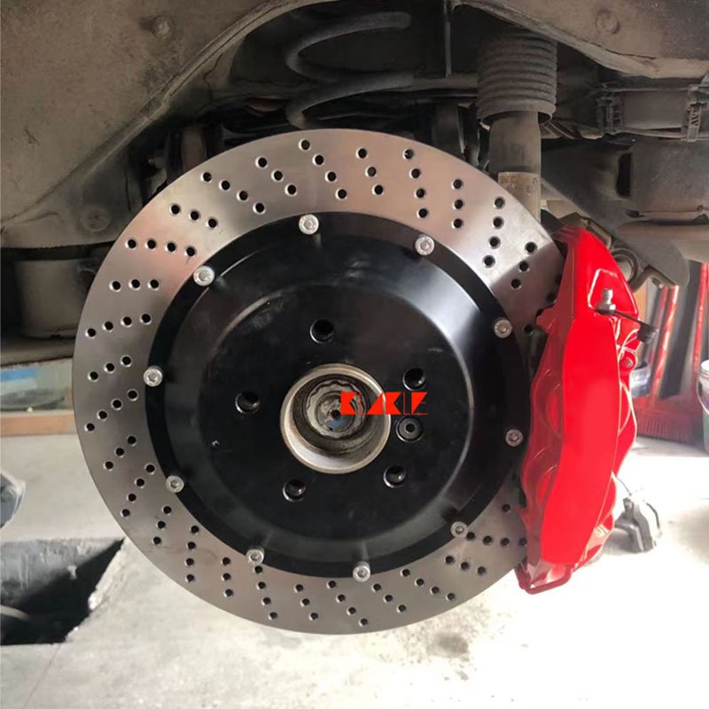 KLAKLE Car Part Supplier Rear Bake Drum Ceramic Pad Brake GT4 Brake Caliper Kits for Tesla Model Y Accessories