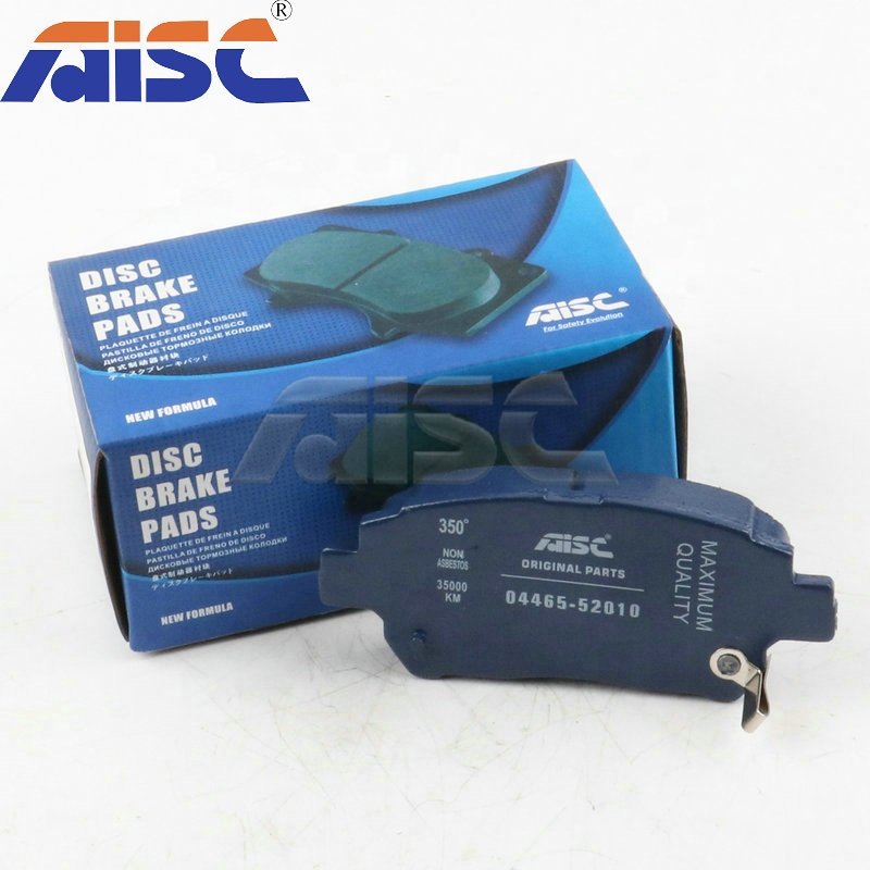 AISC 04465-52010 Front Brake Pad for Corolla ZZE122 Brake System 0446552010 Auto Part Japanese Spare Parts