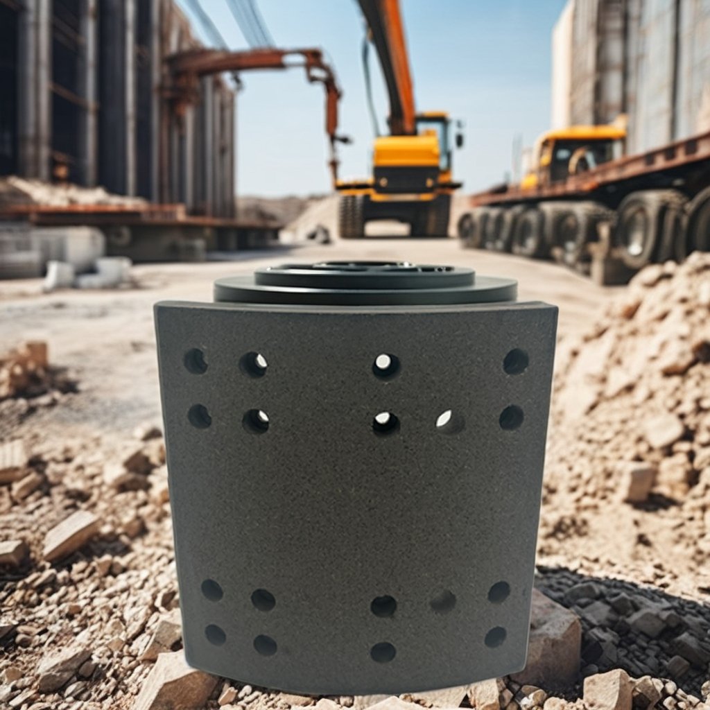 Factory Direct Supply New Ceramic Brake Drum for CNHTC Sinotruk Howo SANY FAW Jiefang Truck Brake Lining