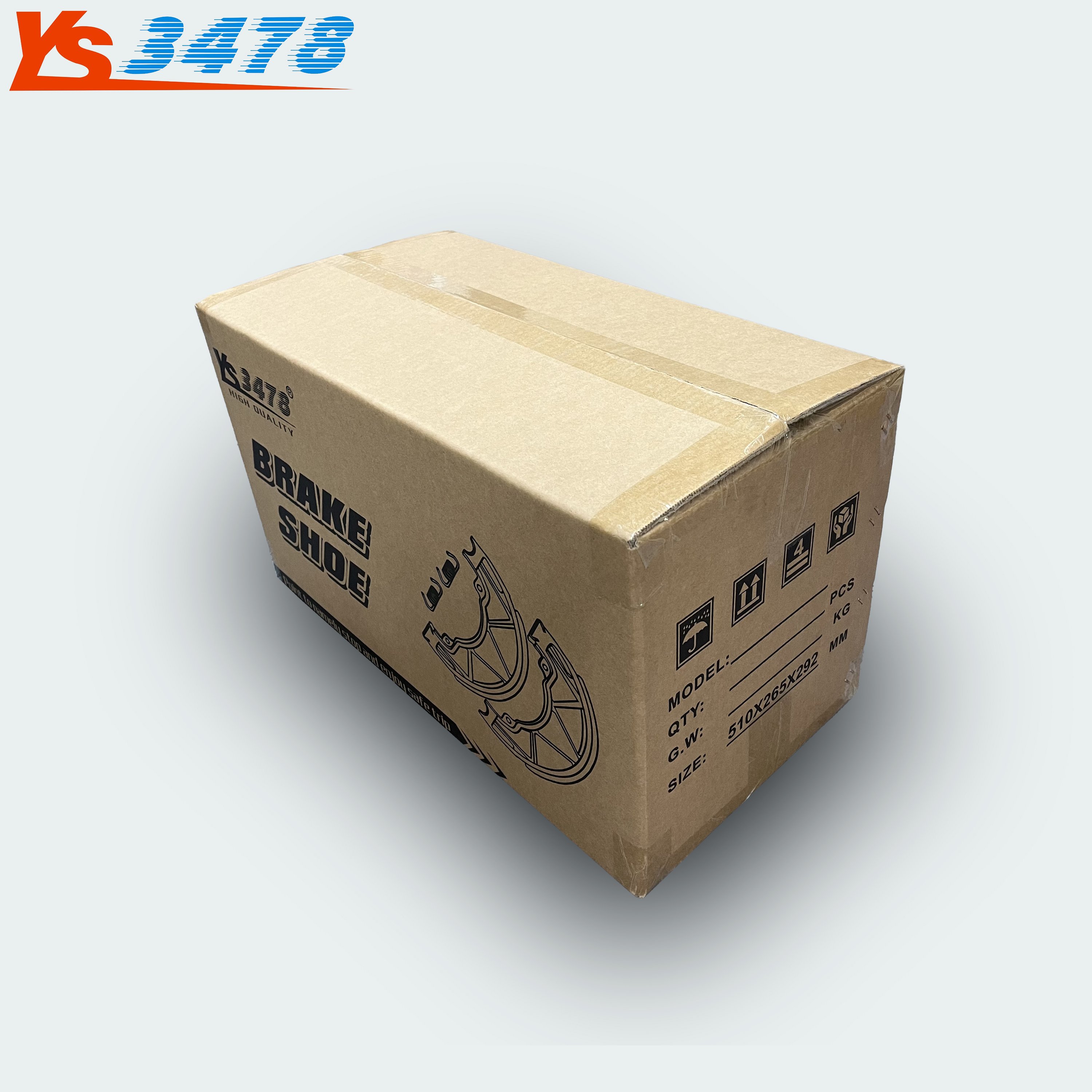 Motorcycle Spare Parts Brake Shoe for WH150 Brake Shoes