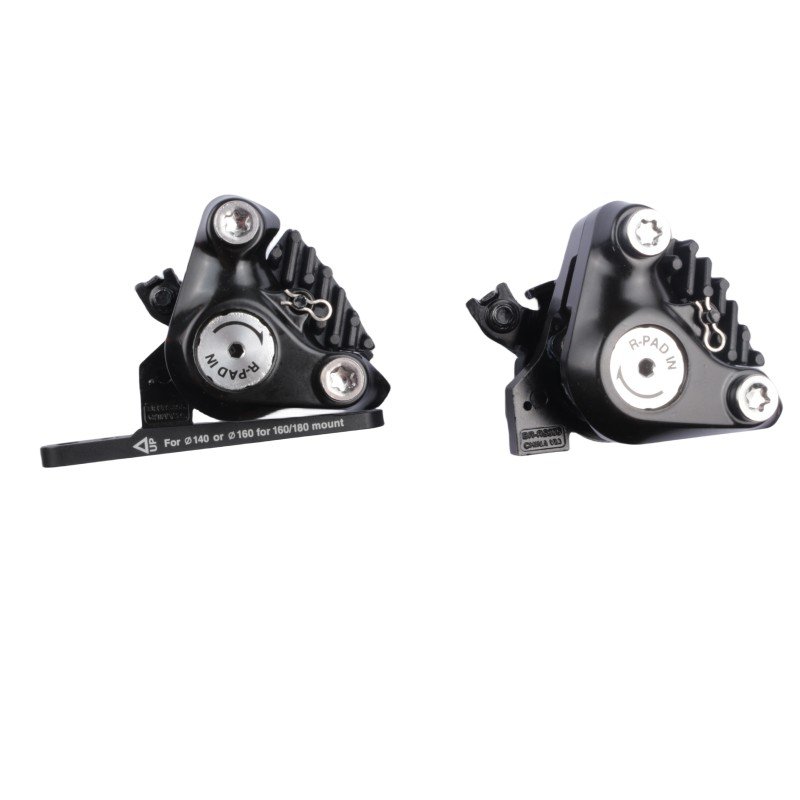 Shimano RS305 Brake Flat Mount Front Side Rear One Pair Mechanical Disc Brake for Road Bicycle Bike BR-RS305 Rear Caliper Black