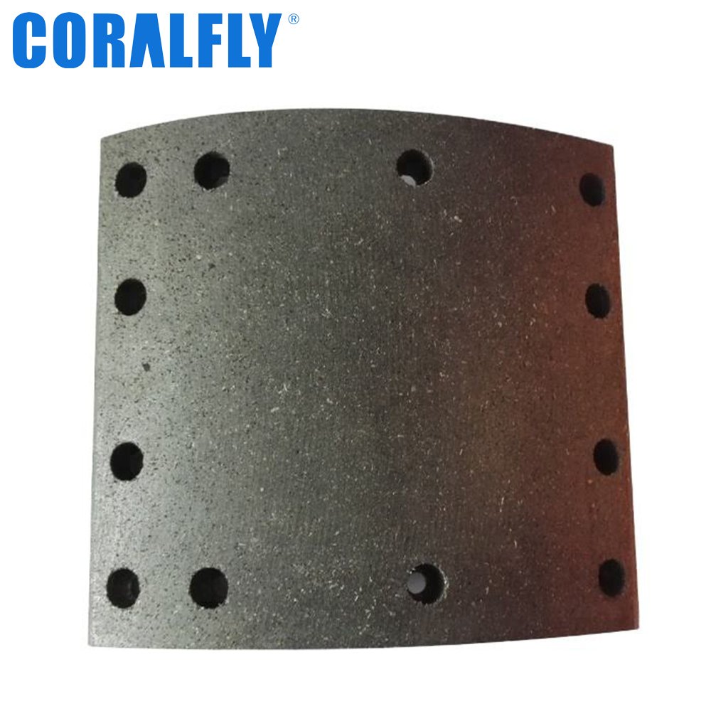 Coralfly Reasonable Price Best Brand 19384 Truck Brake Lining for IVECO 2712495 2711026 2980833EY505518
