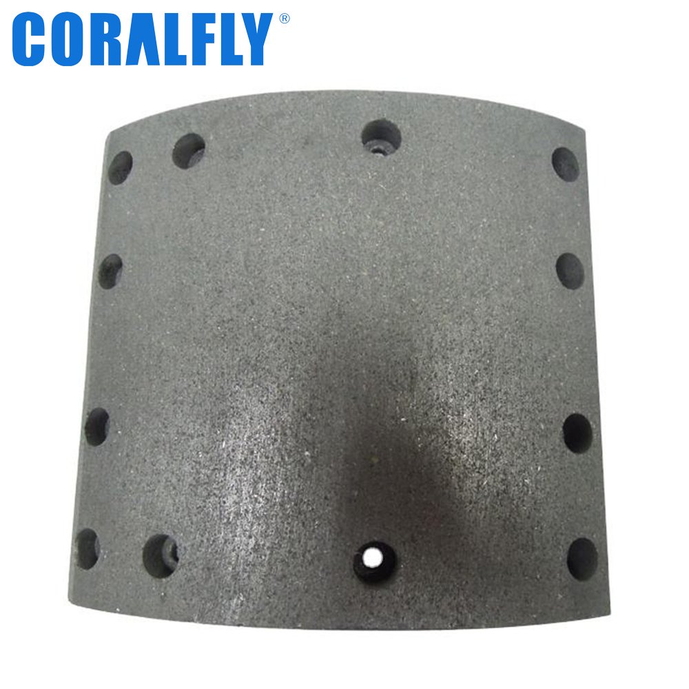 Coralfly Reasonable Price Best Brand 19384 Truck Brake Lining for IVECO 2712495 2711026 2980833EY505518