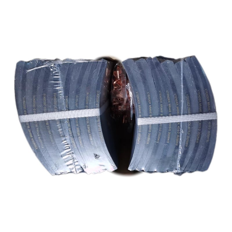 Asbesto Free Good Price Supplier OE 4515, 4515E, 4515H, 4551 Brake Shoes With Rivets for Heavy Truck Brake Drum Lining