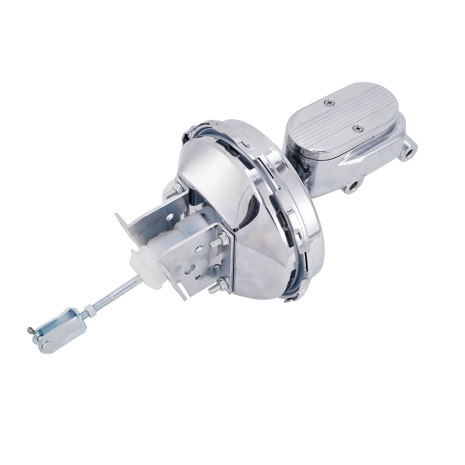 9" Chrome Power Brake Booster & Chrome Milled Master Cylinder Kit for 1964-1972 GM A, F, or X Body