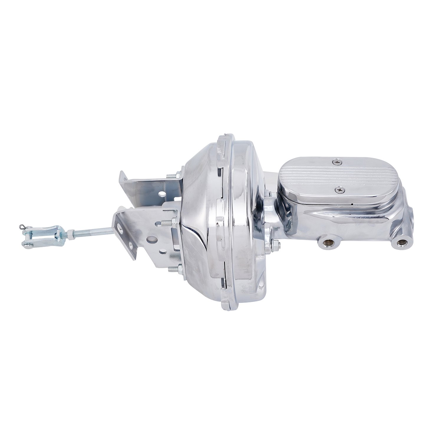 9" Chrome Power Brake Booster & Chrome Milled Master Cylinder Kit for 1964-1972 GM A, F, or X Body