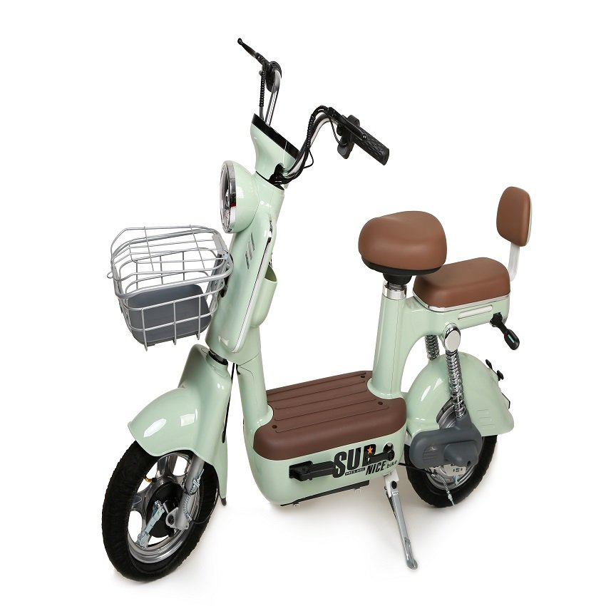 Front and Rear 110 Drum Brakes 500W Electric Bicycle