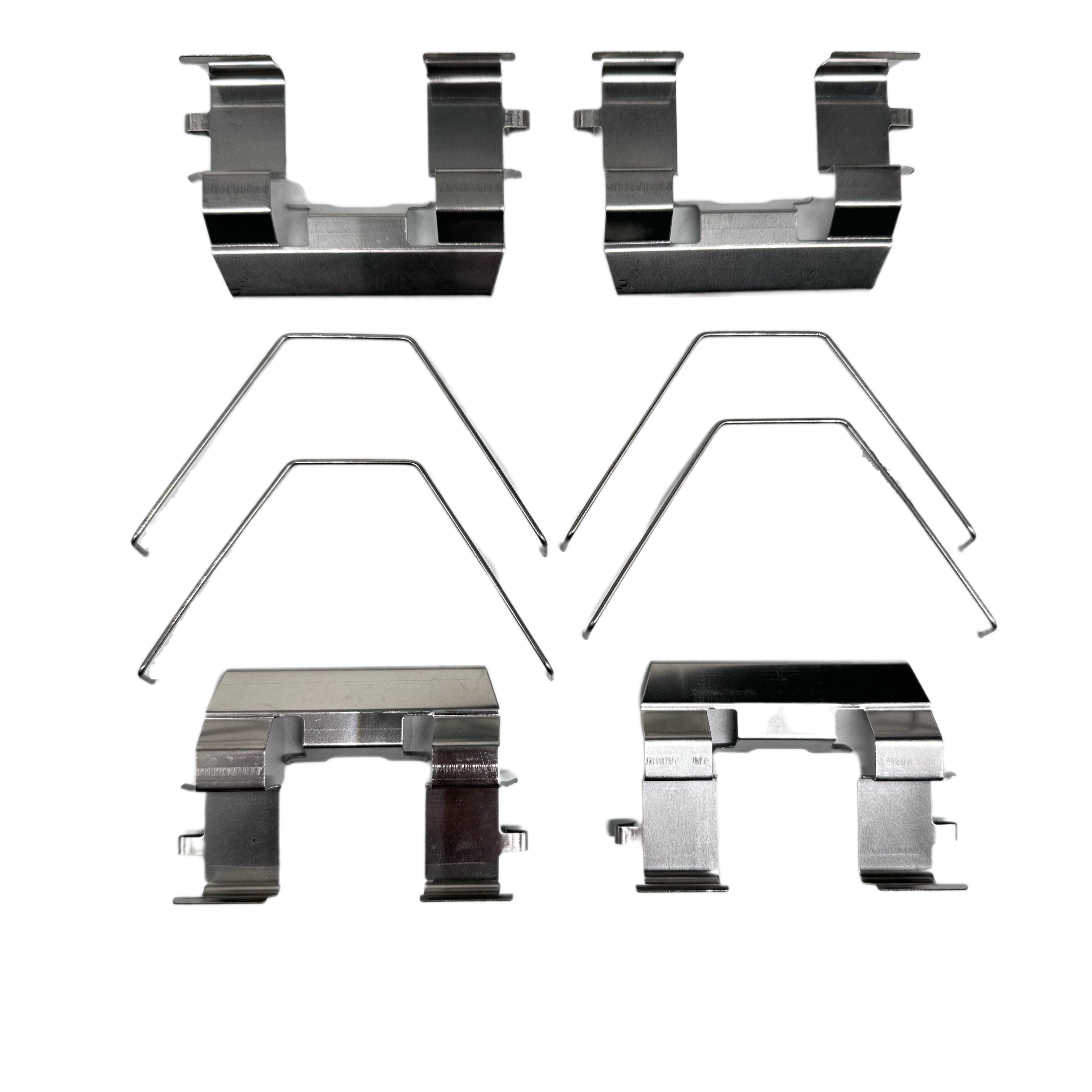 China Manufacturers Wholesale Bus Brake Pad Repair Kits Abutment Clip Fitting Kit Brake Pad Card and Guide Pin 04947-22050 D606