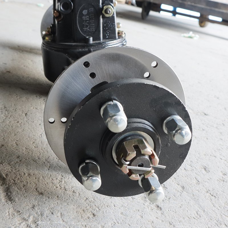 Hot Sale 1300W DC Brushless Motor Electric Car Tricycle Vehicle with Rear Disc Brake Axle and Disc Brakes AssemblyParts