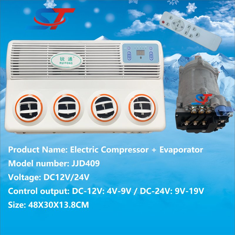 Hot Sale in China Large Trucks Hanging Electric Compressor Auto air Conditioning Evaporator Electric Parking air Conditioner