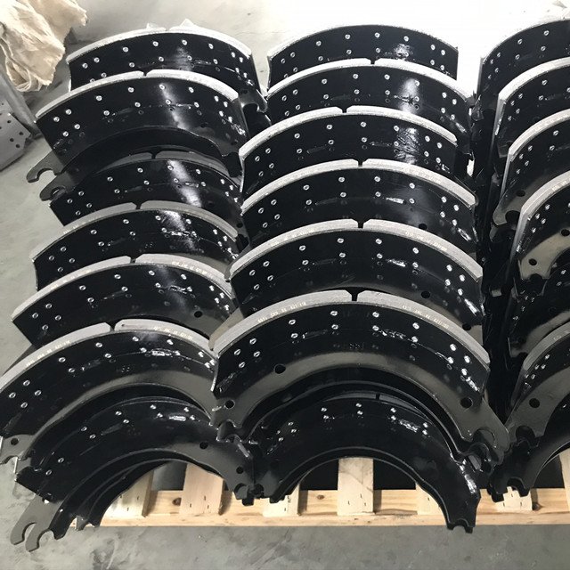 4707 Brake Shoe Kits for Rockwell Truck Brake Pad Full Welding Brake Shoe Included GAWR 23K E-coating