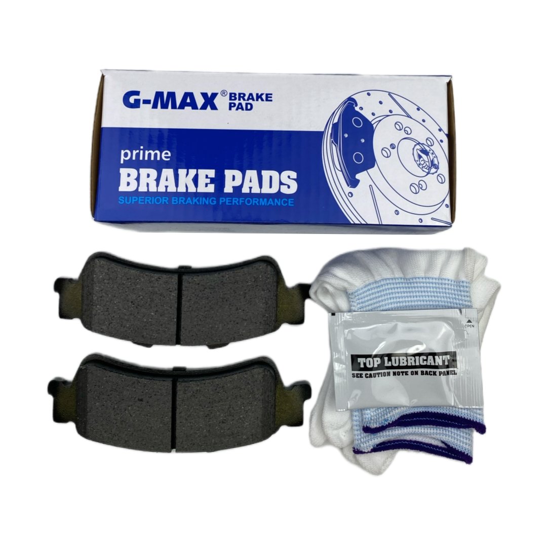 High-Performance G-MAX Brand Ceramic Brake Pads for Smooth Stopping.