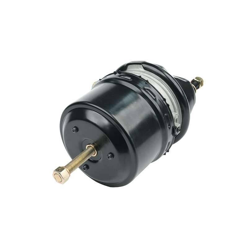 BS9504 Diaphragm Piston Actuators Tristop Cylinder Type 24/24 Air Disc Spring Brake Chamber With Brass VOSS232 Fitting
