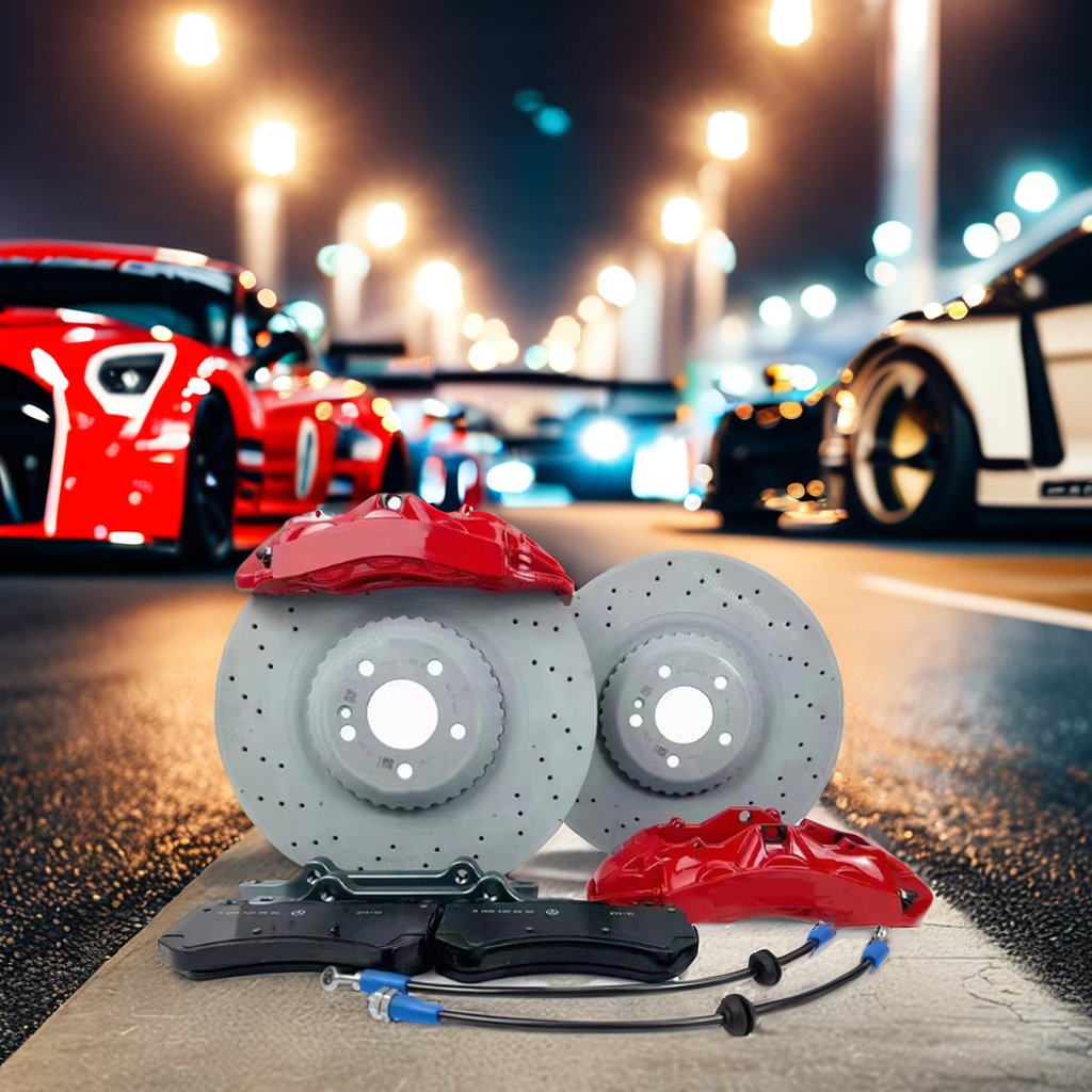 Factory Selling AMG Style 6 Pot Brake Caliper With 380 405mm Split Disk Kit for Mercedes benz W220 W212 W211 W210 W177 W176 W205