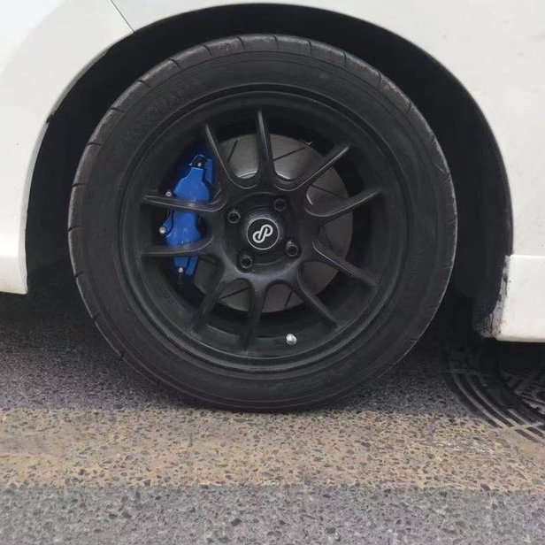 Customized Car Brake Accessories Spon 4 Pot Big Brake Kit for honda Fit civic Ge8 Ek9 Ge6 Gk5 Gd3 Gb3
