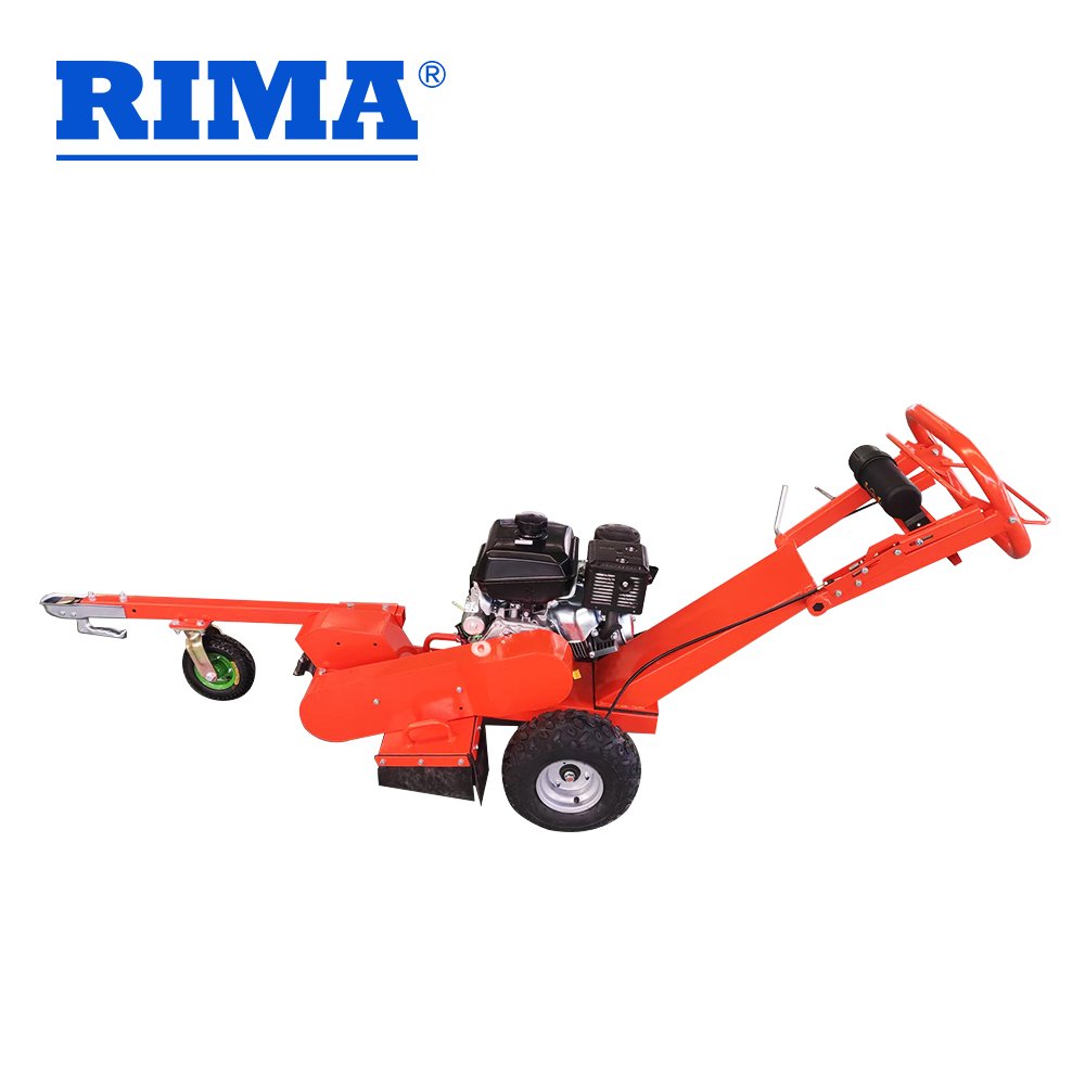 15HP Gasoline Stump Grinder Teeth Drum Brake Tree Stump Remover