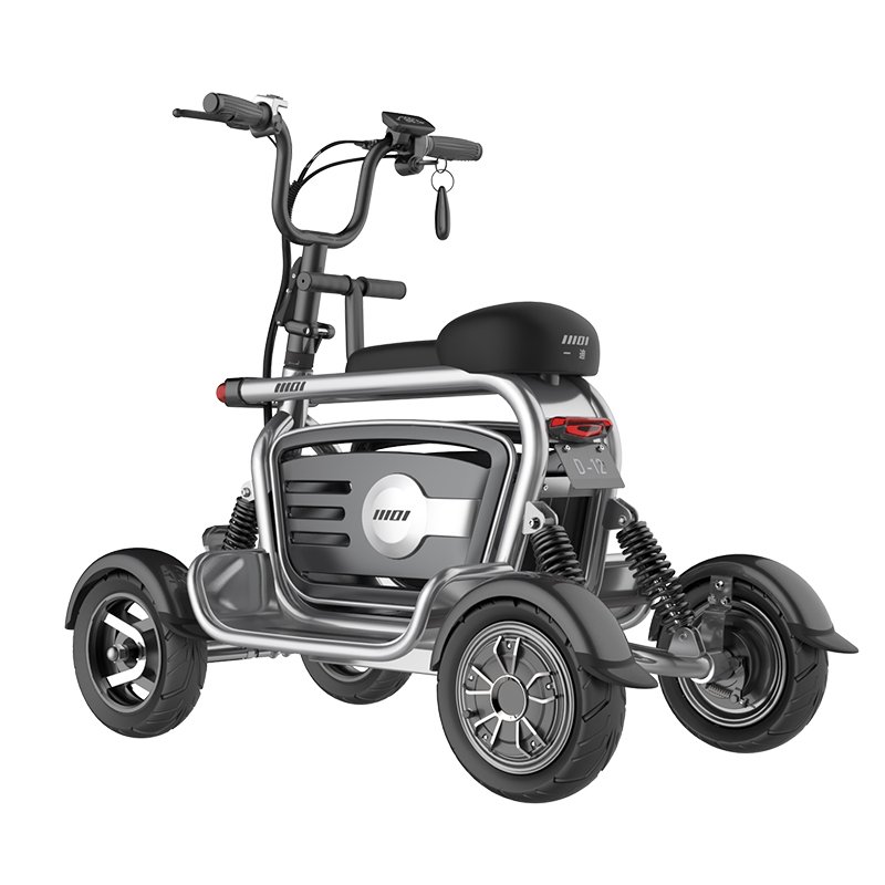 Hot Sale 400W 48V Electric Tricycle 4 Wheel Escooter 10 Inch Electric Folding Mobility Scooter for Adults