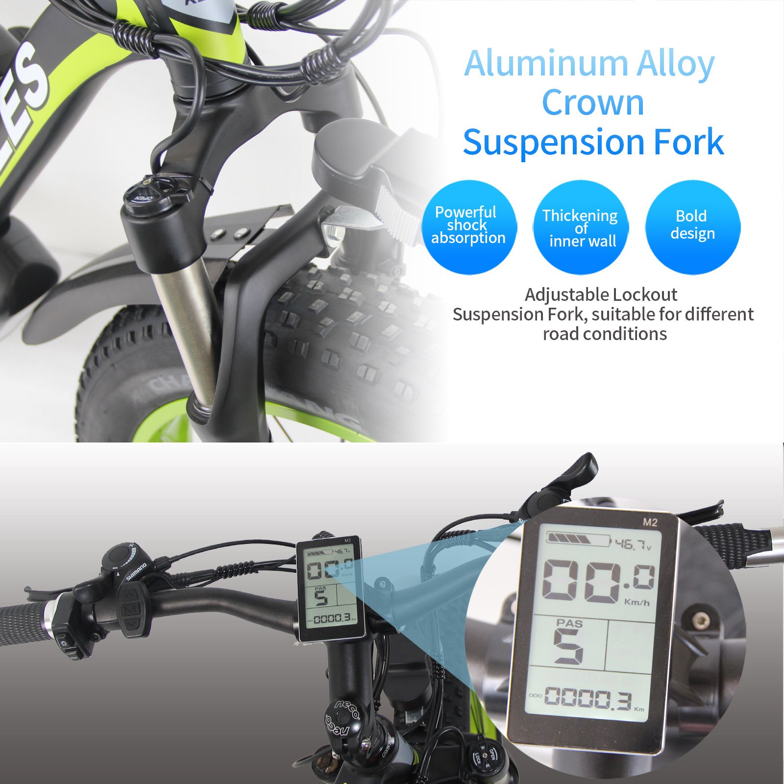 EU Fast Dpump Tester0w Dual Motor Repair Kit with Lithium Battery Square Wave Smart Controller 48V Electric Bike 1000w 48v 23 Ah