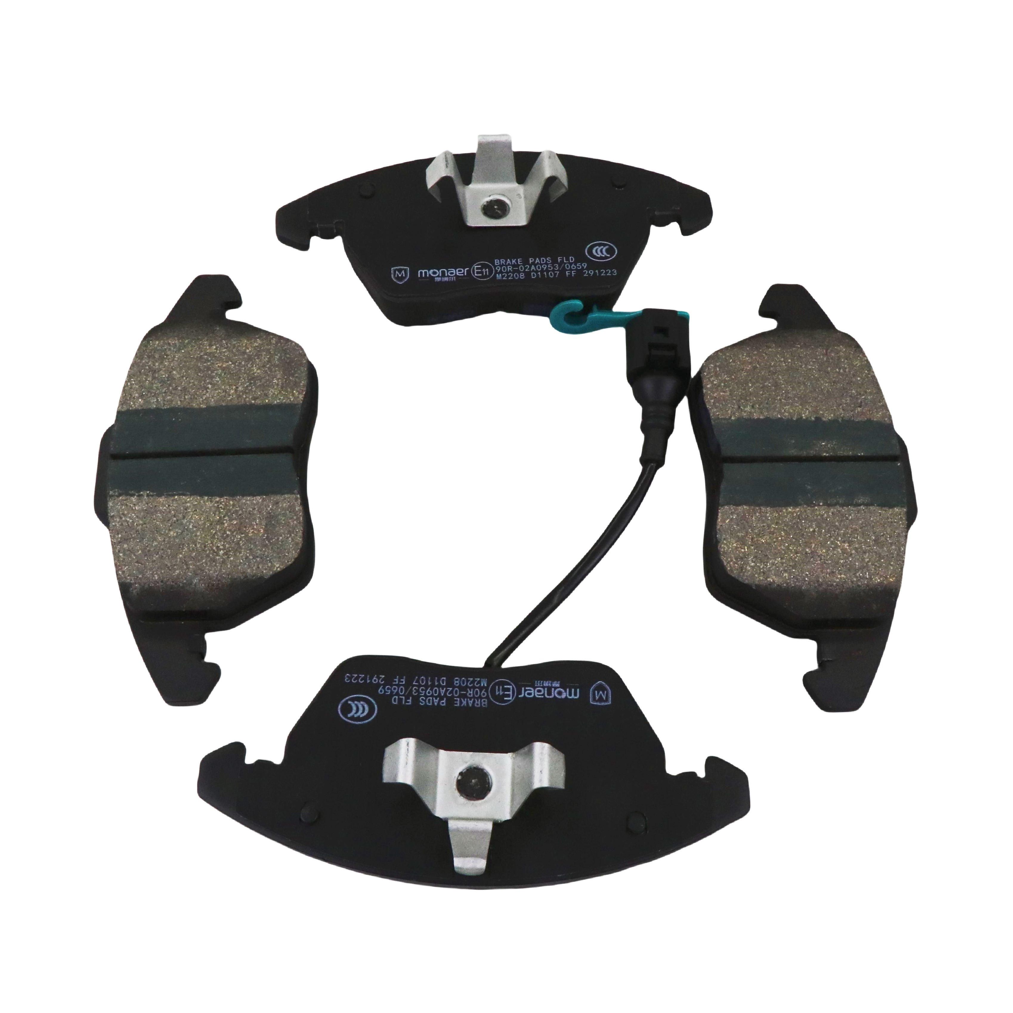 D1107/ D1319 Auto Parts Front Ceramic Brake Pad for PEUGEOT/ VAG