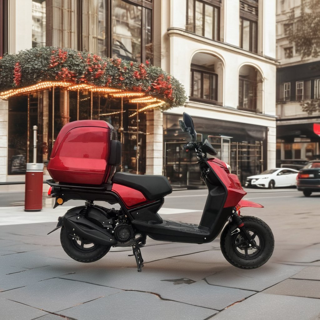 High-Speed 150cc Gasoline Scooter CDI Ignition Belt 4 Stroke Drum Electric Kick Start Air Cooled Cheap Motor Disc Road Moto