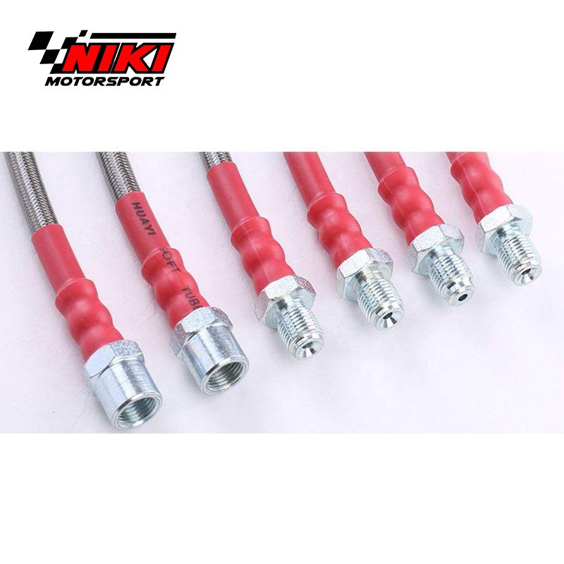 Brake Line for BMW E32 E34 E36 3 5 7 Series Front Rear Stainless Steel Braided