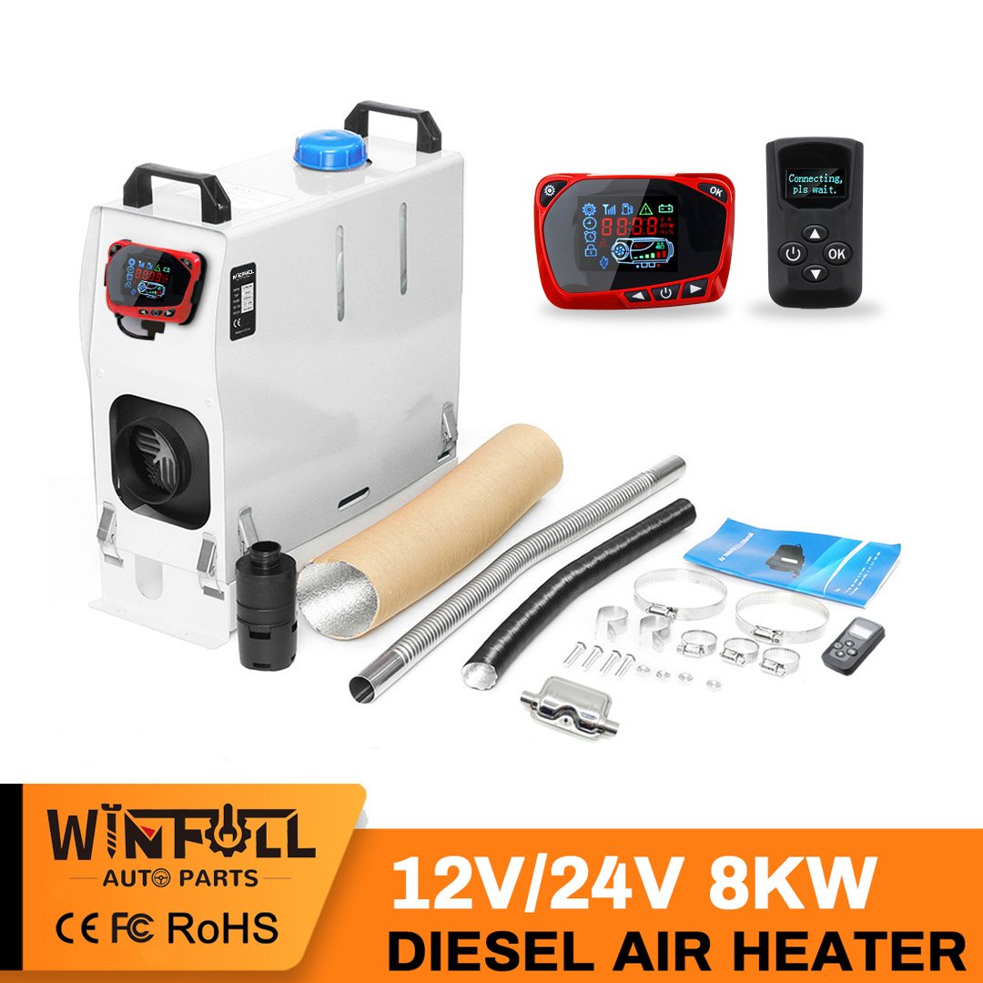 Portable Car Air Conditioner 12V All in One Diesel 8KW 12V Air Parking Heater