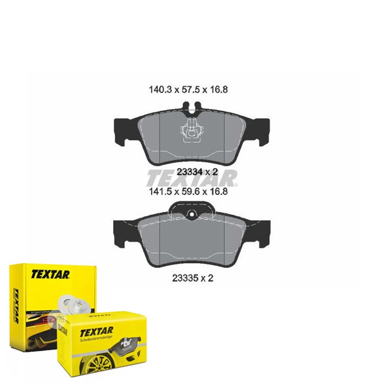 2333403 High Performance Car Accessories Brake Pad Accessory Kit TEXTAR Brake Wholesale Brake Pads for Mercedes Benz