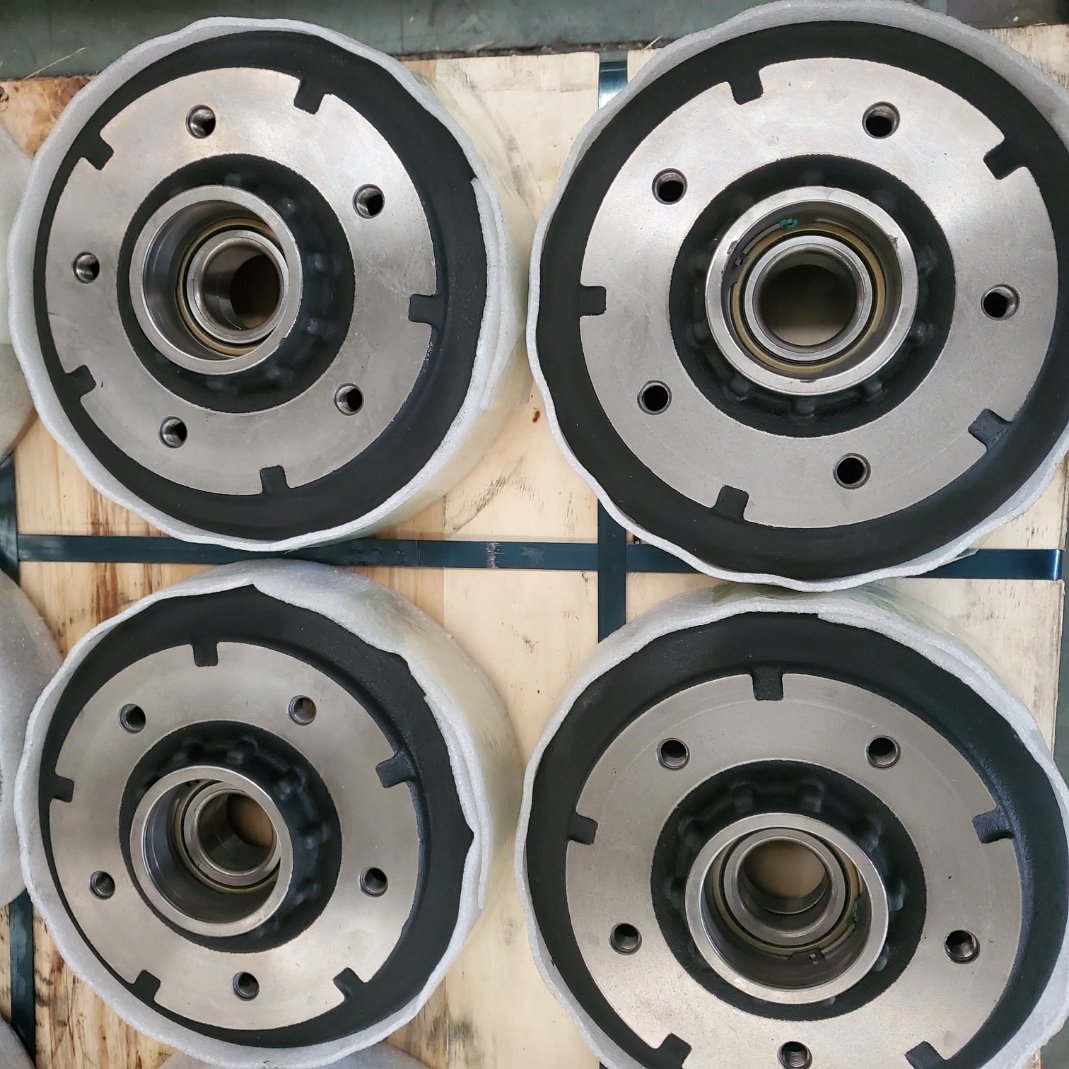 Europe Brake Drum 250*40 200*50 for 5 Stud 6.5 Inch PCD Hub and 4 Stud 5.5 Inch PCD Axle Trailer for Camper Use