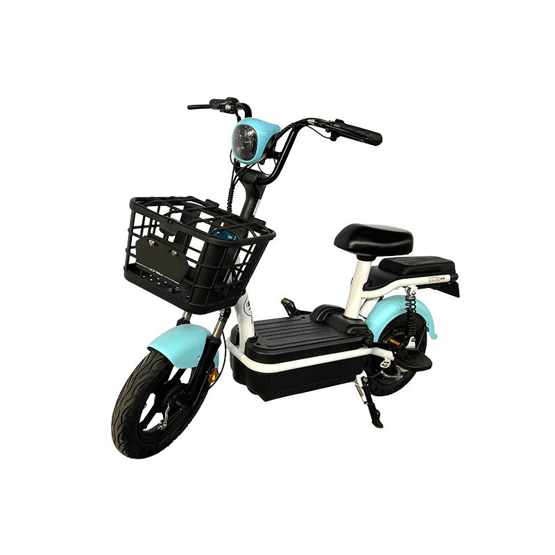 Wholesale 14 Inch E-bicycle Ebike Electric Bicycle 350W 48V 12Ah 20Ah City Electric Bike With Basket