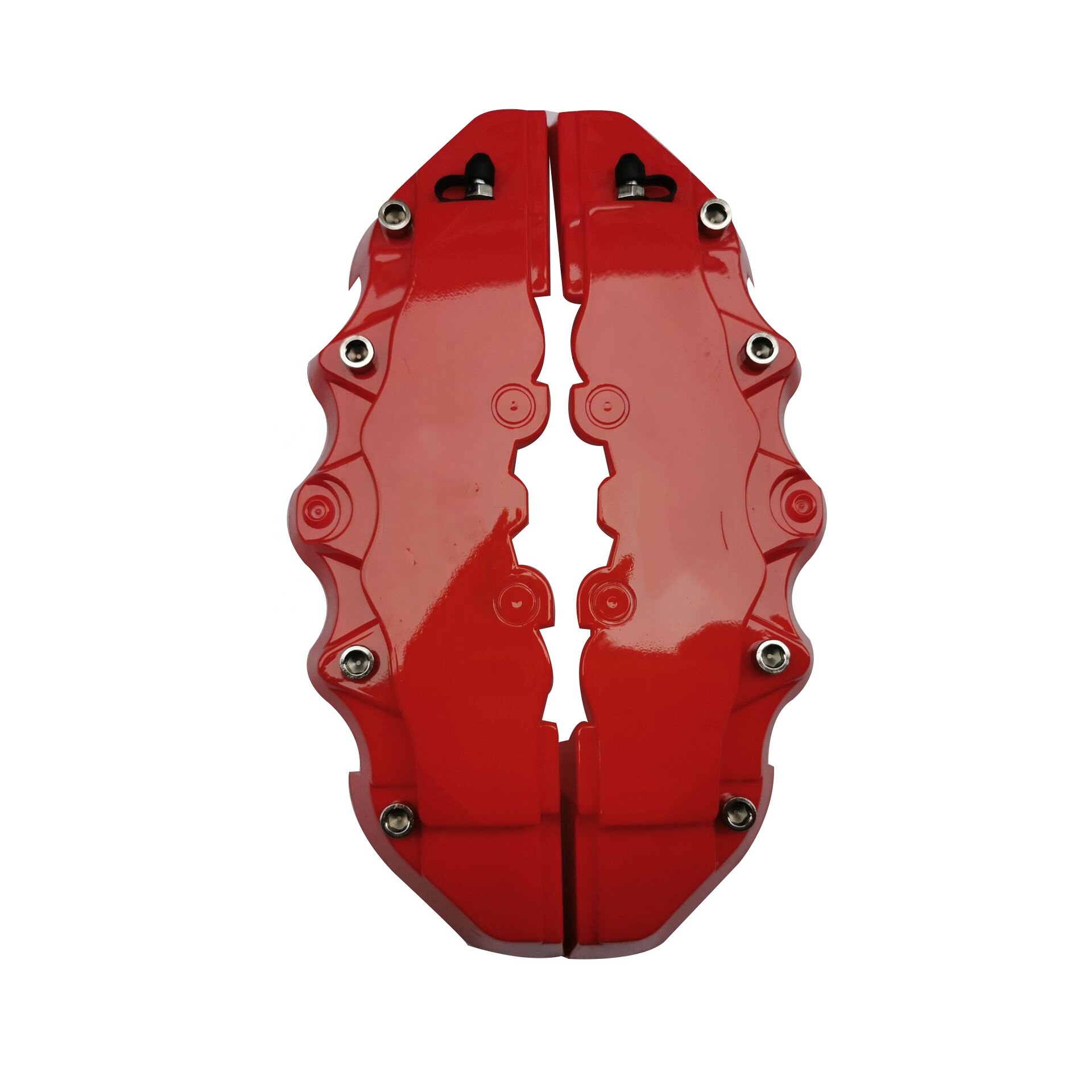 JDMotorsport88 4pcs Auto Red Brake Caliper Covers for AUDI