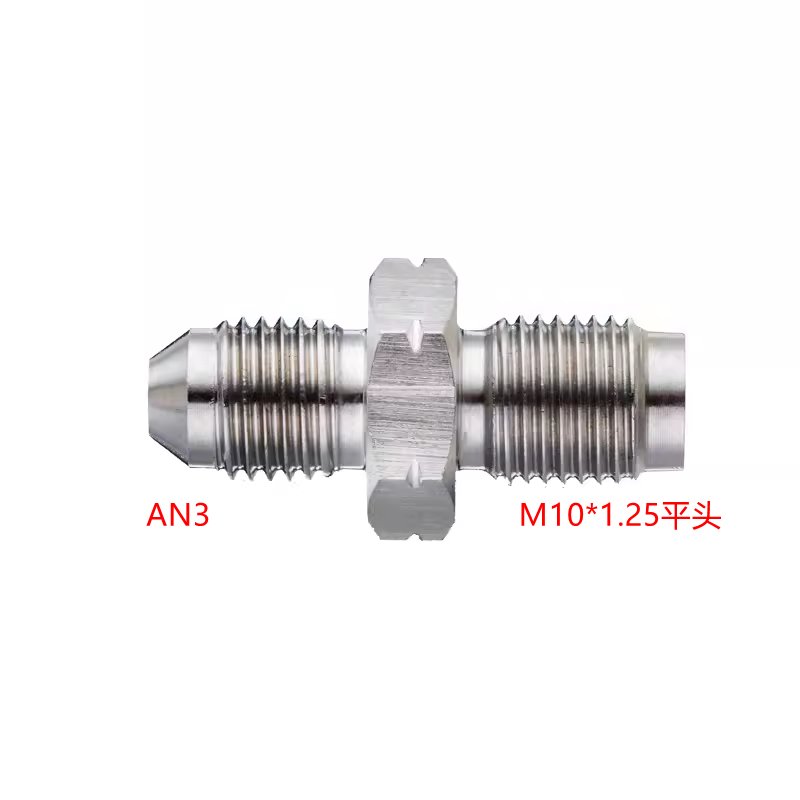 Stainless Steel Banjo Bolts AN3 AN4 M10x1.0 M10*1.25 M12X1.0 M12X1.25 M Brake Caliper Single Banjo Bolt Fitting
