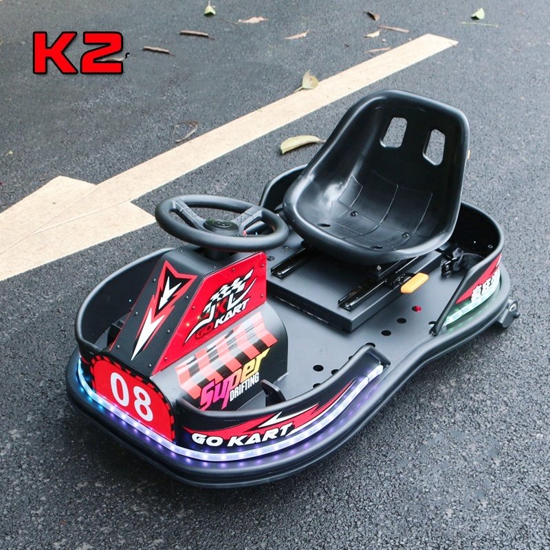 K2/5 Drift Cart 36V 500W Crazy Kart XL High Quality 12/36/45A Battery Electric Go Karts for Adults Kids Shaft Drive 200cc/500cc